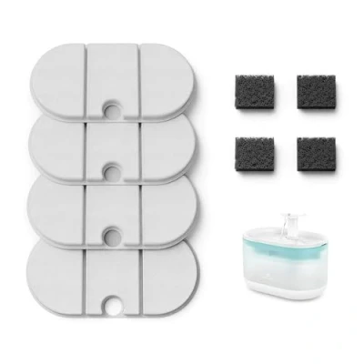 Afbeelding van PETLIBRO Set van 4 vervangingsfilters voor waterfontein Ultra Quiet Pet Water Fountain