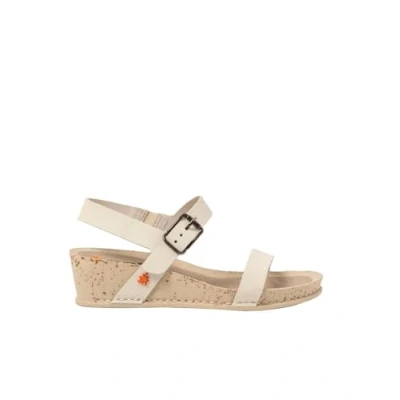 Afbeelding van Art I Imagine 1940 Damessandalen met sleehak, Nappa Cream