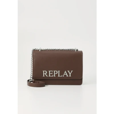 Afbeelding van Replay Phoenix LOGO Crossbody Schoudertas, Dames, Maat: One Size, Java