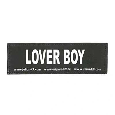Afbeelding van Julius K9 Tekstlabel Loverboy groot