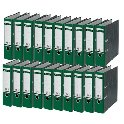 Afbeelding van Ordner Leitz 1080 180 80mm karton A4 groen