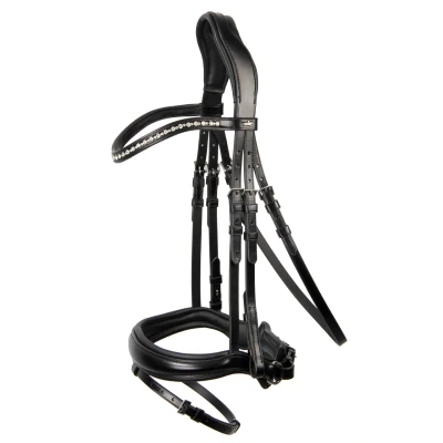 Image de Schockemöhle Bride Premium sports Brantford Noir/Argent Cob