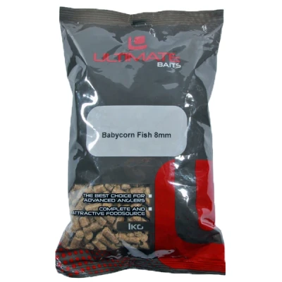 Afbeelding van Ultimate Baits Babycorn Fish 8mm 1kg Vispellets