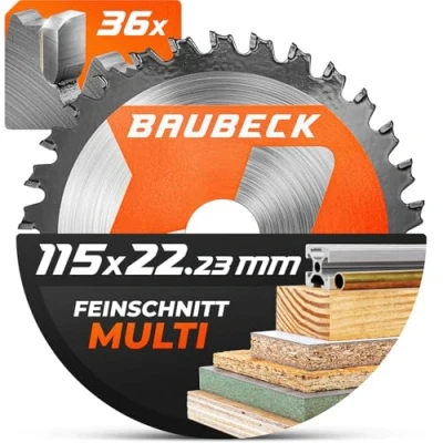 Afbeelding van BAUBECK Zaagblad 115 x 22,23 1,4 1,9 36T MULTI PRO