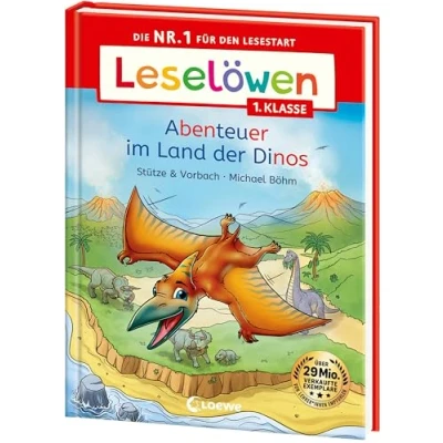 Afbeelding van Leselöwen 1. Klasse Abenteuer im Land der Dinos