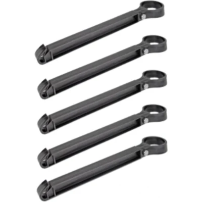 Afbeelding van Afstandisolator Voor Koord. 60mm Zwart. Lengte 250mm