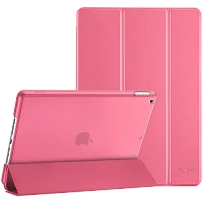 Afbeelding van ProCase Hoes voor iPad 9(^&gt;e) generatie 2021/iPad 8(^&gt;e) 2020/iPad 7(^&gt;e) 2019, 10,2 inch Meloen roze