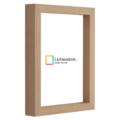 Afbeelding van Fotolijst Hout (beuken) Naturel 18x18 cm