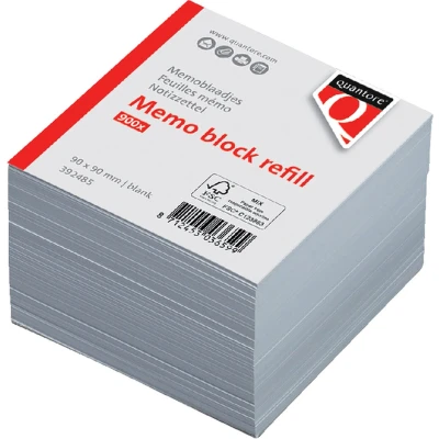 Afbeelding van Memoblaadjes Quantore losbladig 90x90x90mm 900 vel