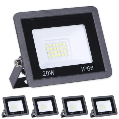 Afbeelding van CLAR led spot voor buiten, schijnwerper, 20 W spot, buitenspot, verlichting 4000 ºK (verpakking van 5)