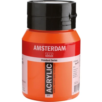 Afbeelding van Amsterdam Standard Acrylverf 500ml 311 Vermiljoen