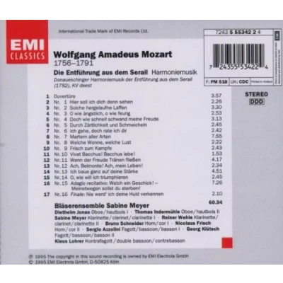 Afbeelding van Mozart: Die Entführung aus dem Serail