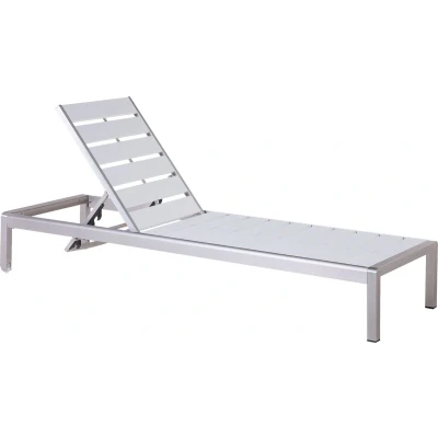 Afbeelding van Beliani NARDO Strandstoel Wit Aluminium