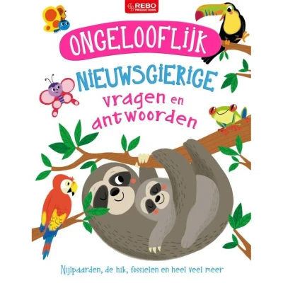 Afbeelding van Uitgeverij rebo ongelooflijk nieuwsgierige vragen en antwoorden