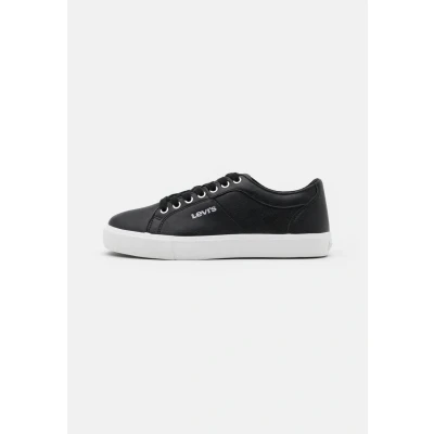 Afbeelding van Levi&#039;s Woodward Sneakers laag, Dames, Maat: 39, Regular black Hoogwaardig imitatieleer