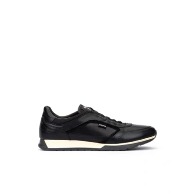 Afbeelding van Pikolinos Cambil Sneakers laag, Heren, Maat: 41, Black Leer en textiel