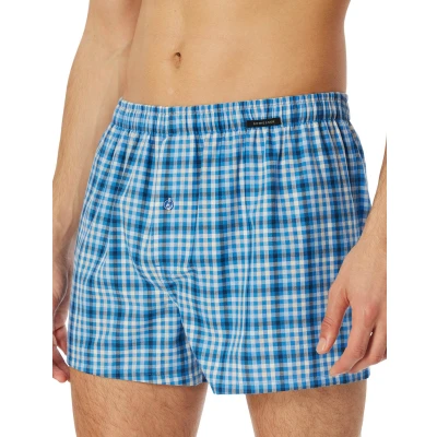 Afbeelding van Schiesser 2 PACK Boxershorts, Heren, Maat: Small, Blue