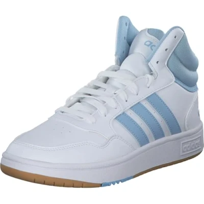 Afbeelding van adidas Originals Hoops 3 0 Sneakers hoog, Dames, Maat: 36.5, White clear sky gum Hoogwaardig imitatieleer