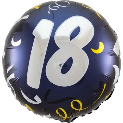 Afbeelding van Folat Folieballon 18 Jaar BLAUW 45 cm