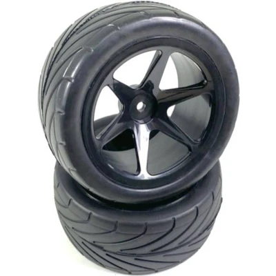 Afbeelding van Absima 1:10 Buggy Complete wielen V Line 2 stuk(s)