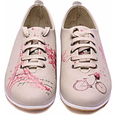 Afbeelding van GOBY Paris Schoenen Sneakers Hoge kwaliteit Handmade Meisjesprint Maat 36