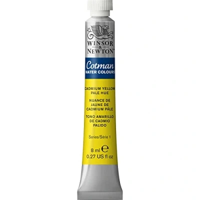 Afbeelding van Winsor &amp; Newton Cotman Aquarel Tube 8 ml cadmiumgeel bleek imitatie