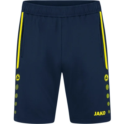 Afbeelding van Trainingsshort Allround Marine/fluogeel / XL