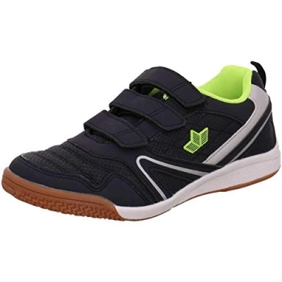 Afbeelding van Lico BOULDER V Uniseks, kinderen Multisport indoorschoenen, Marineblauw / limoen, 35 EU