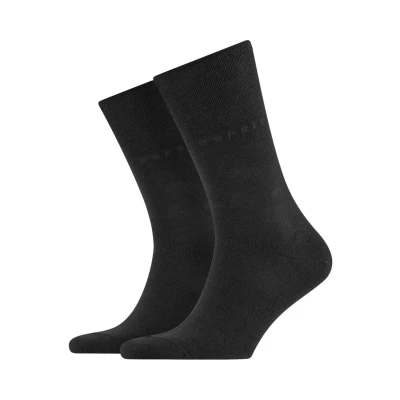 Afbeelding van Esprit Basic EASY 2PACK UNI Sokken, Heren, Maat: 39 42, Black (3000)