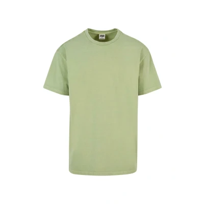 Afbeelding van Urban Classics Heavy ACID WASH TEE Tshirt basic, Heren, Maat: Small, Vintagegreen