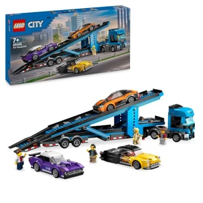 Image de LEGO® City 60408 Le camion de transport voitures sport