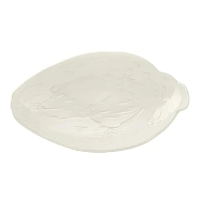 Afbeelding van Serveerschaal, Serveerbord, 30.5 cm, Artichoke, Keramiek, Crème Wit Mikasa Cranborne