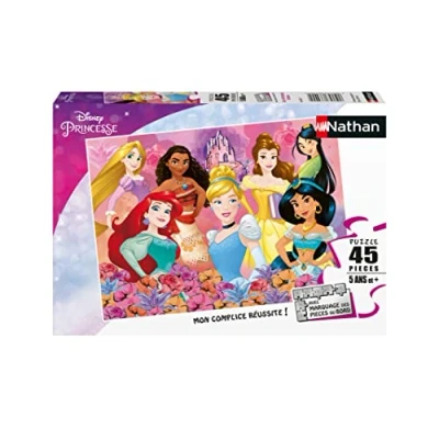 Afbeelding van Puzzles Nathan Puzzel 45 stukjes Disney prinsessen voor kinderen, 4005556861774