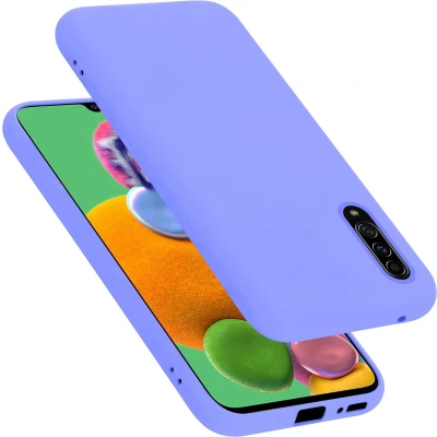 Afbeelding van Cadorabo Hoesje geschikt voor Samsung Galaxy A90 5G in LIQUID LICHT PAARS Beschermhoes gemaakt van flexibel TPU silicone Case Cover