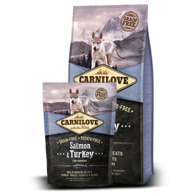 Afbeelding van Carnilove Puppy Zalm&amp;Kalkoen Hondenvoer 12 kg