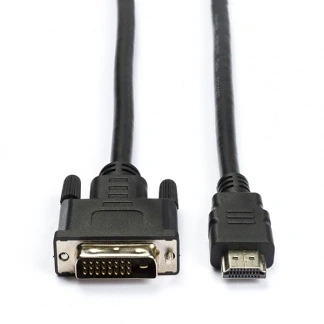 Afbeelding van HDMI naar DVI kabel Nedis 2 meter (DVI D, Dual Link, 100% koper)