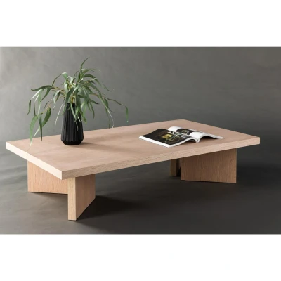 Afbeelding van Nico salontafel 80 x 140 cm whitewash