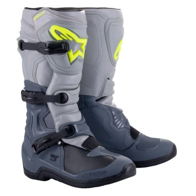 Afbeelding van Alpinestars Tech 3 Crosslaarzen Donker Grijs / Licht Zwart maat 9 = 43