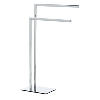 Afbeelding van WENKO Handdoekenrek Recco kledingrek, 2 armen, staal, 48 x 80,5 20 cm, verchroomd