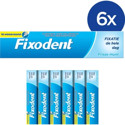 Afbeelding van Fixodent Fresh Voordeelverpakking 6x47 g Kleefpasta