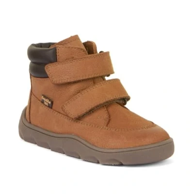 Afbeelding van Froddo ZERU TEX Barefoot Unisex Korte laarzen voor kinderen, Maat: 26, Cognac Schoenen