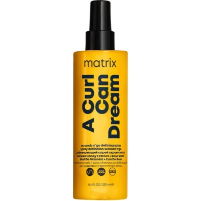 Afbeelding van Matrix A Curl Can Dream Scrunch N&#039; Go Defining Spray 250ml