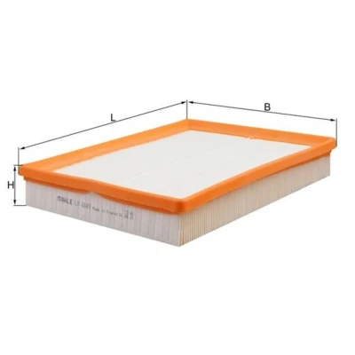 Afbeelding van MAHLE ORIGINAL LX 4849 Luchtfilter 42,3 205 267,6 Filter insert FORD: Focus Mk4 Hatchback, Turnier, Saloon