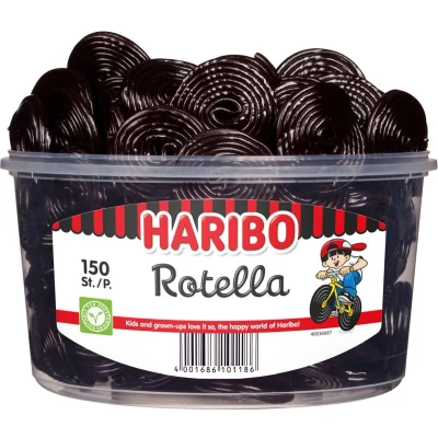 Afbeelding van Haribo Drop Rotella (150 stuks)