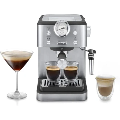 Image de Cafetière De&#039;Longhi Stilosa EC260.W 1L 1100W 220V Inox Blanc