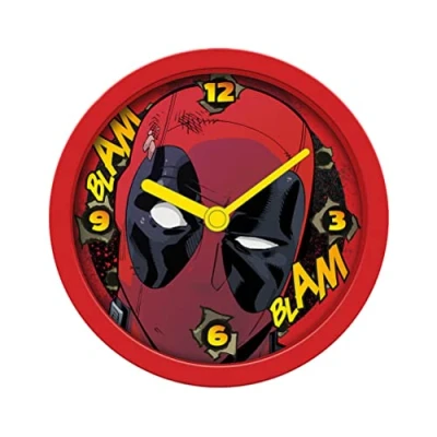 Afbeelding van Deadpool Blam Bureauklok Rood 12cm