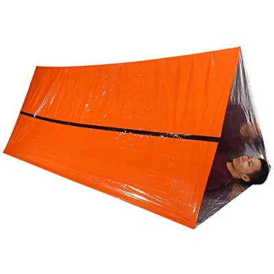 Afbeelding van Preventie van Sinires Poncho&#039;s thermische deken, waterdicht, voor noodgevallen, schuilplaats, overlevingstent militair, opvouwbaar