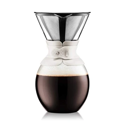 Afbeelding van BODUM Pour OVER 11593 913S Koffiezetapparaat, permanent filter van roestvrij staal, 12 kopjes 1.5 l