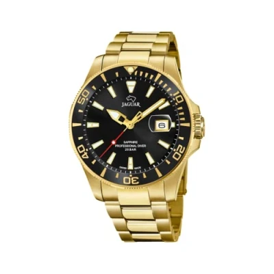 Afbeelding van Jaguar Horloge, Heren, Maat: One Size, Goldfarben