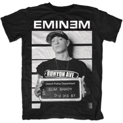 Afbeelding van Eminem Arrest Heren T shirt L Zwart